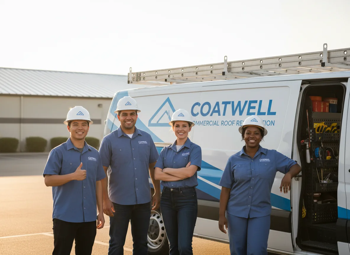 Commercial roof coating company in Powell, OH